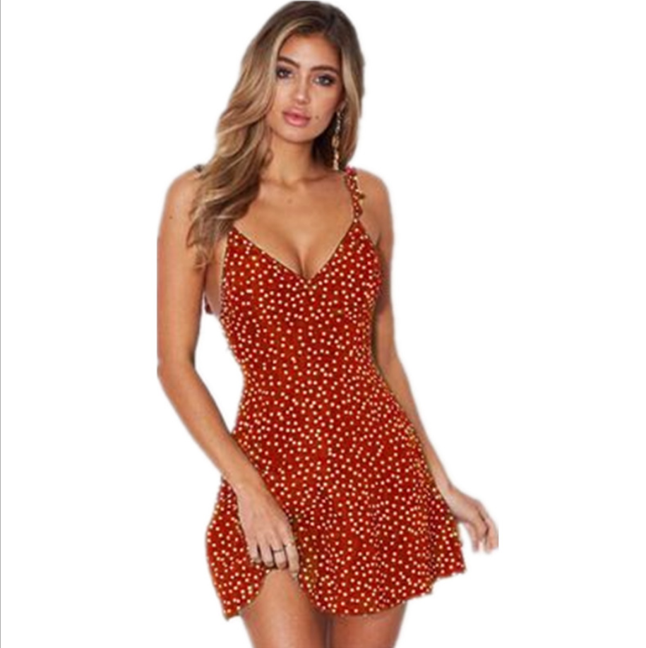 Polka-dot Beach Dress