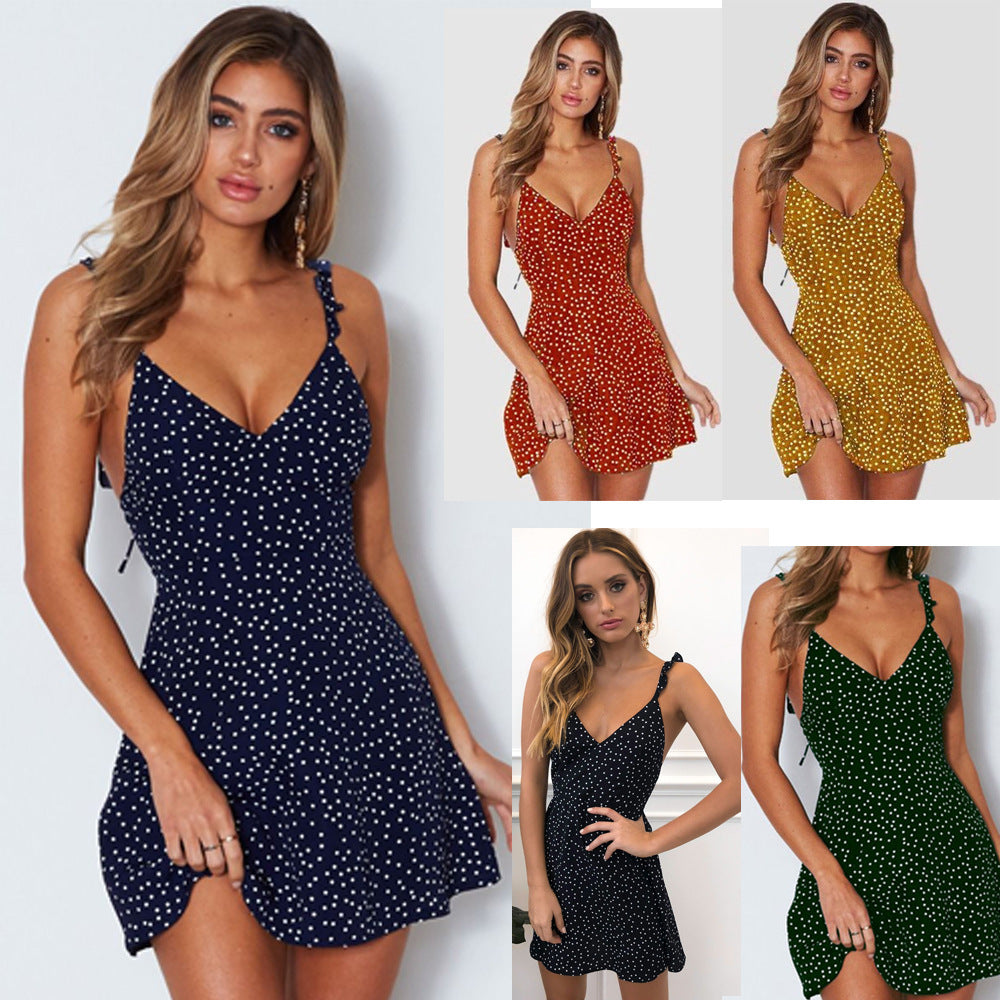 Polka-dot Beach Dress