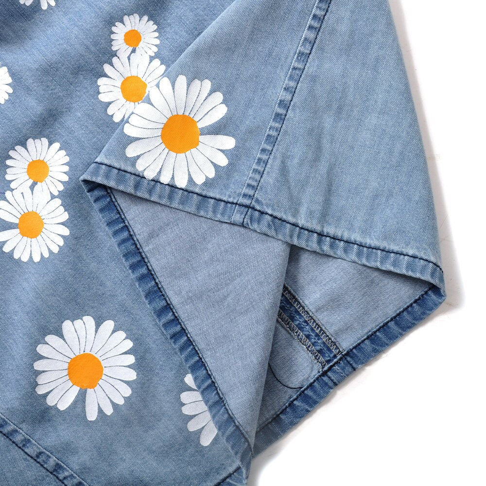 Summer Daisy Tank Halter Neck