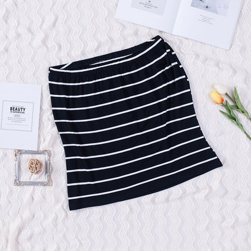 Striped off-shoulder Top