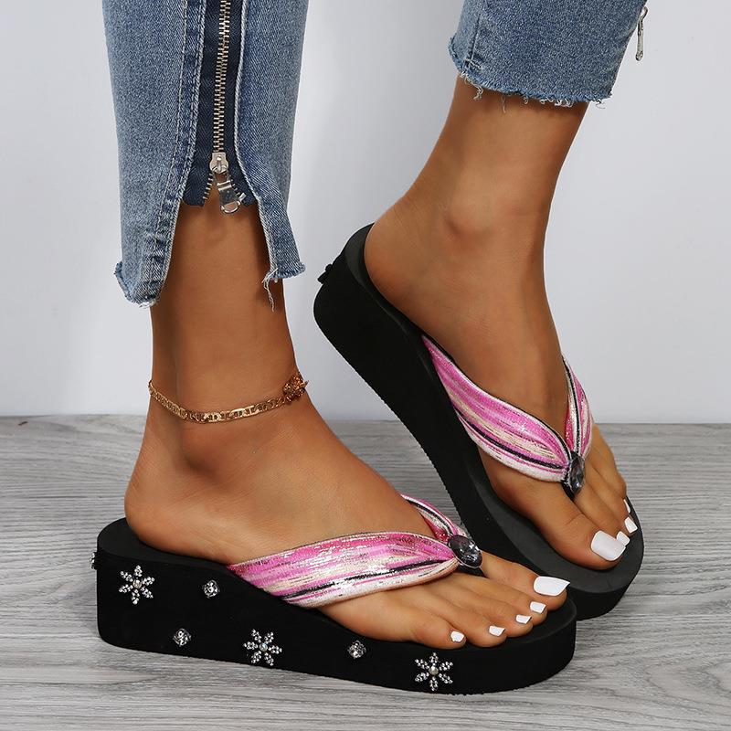 Rhinestone Flip Flops