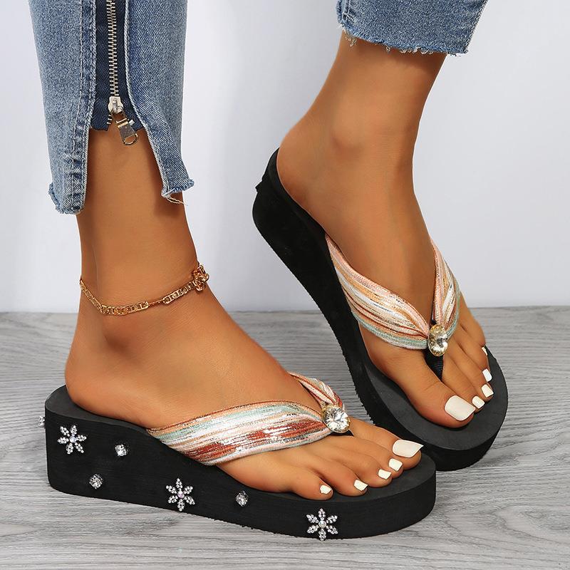 Rhinestone Flip Flops