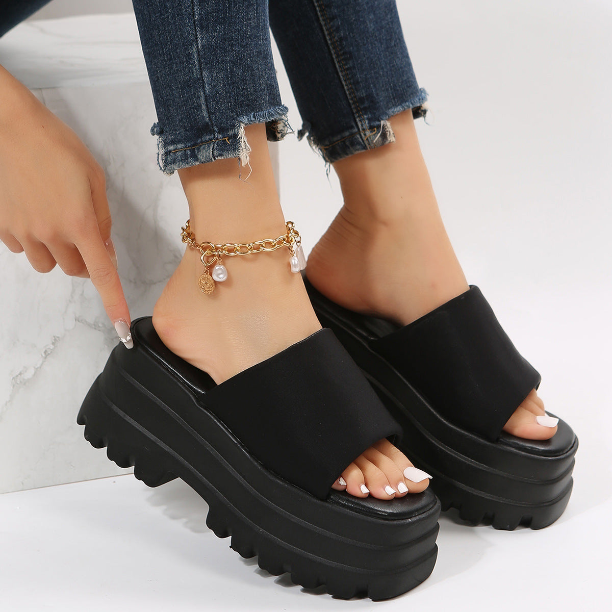 Peep Toe Sandals