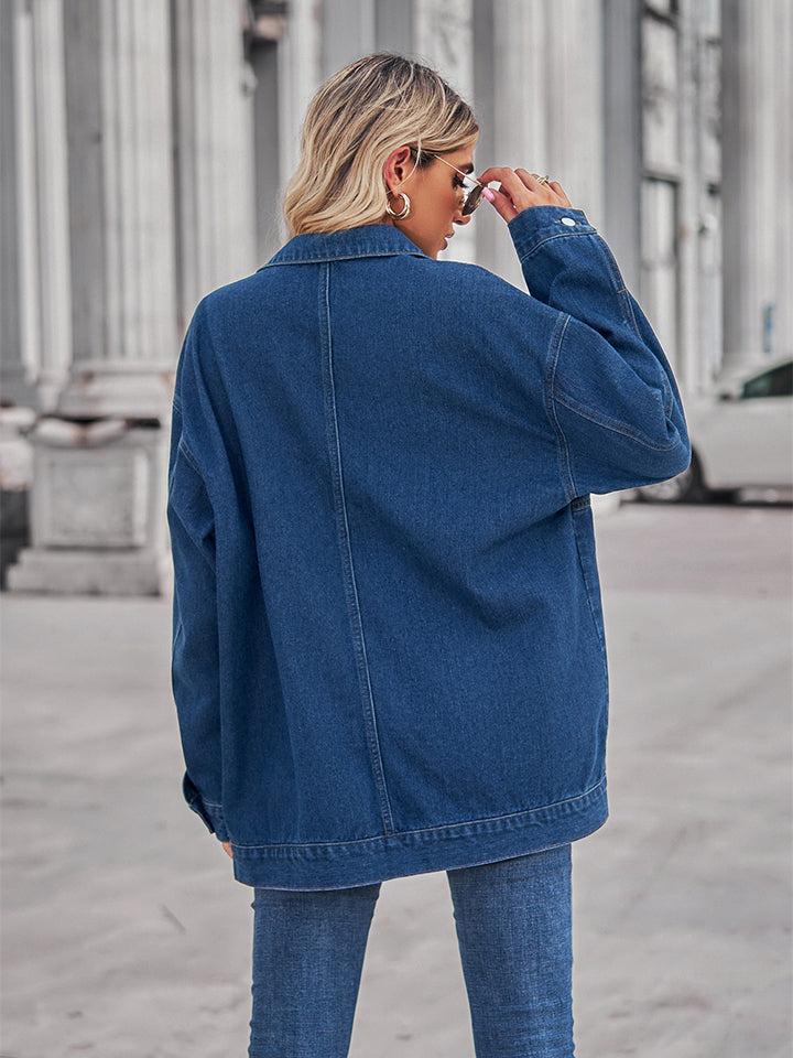 Dropped Shoulder Denim Jacket