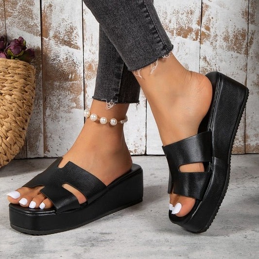 Thick Bottom Summer Wedges