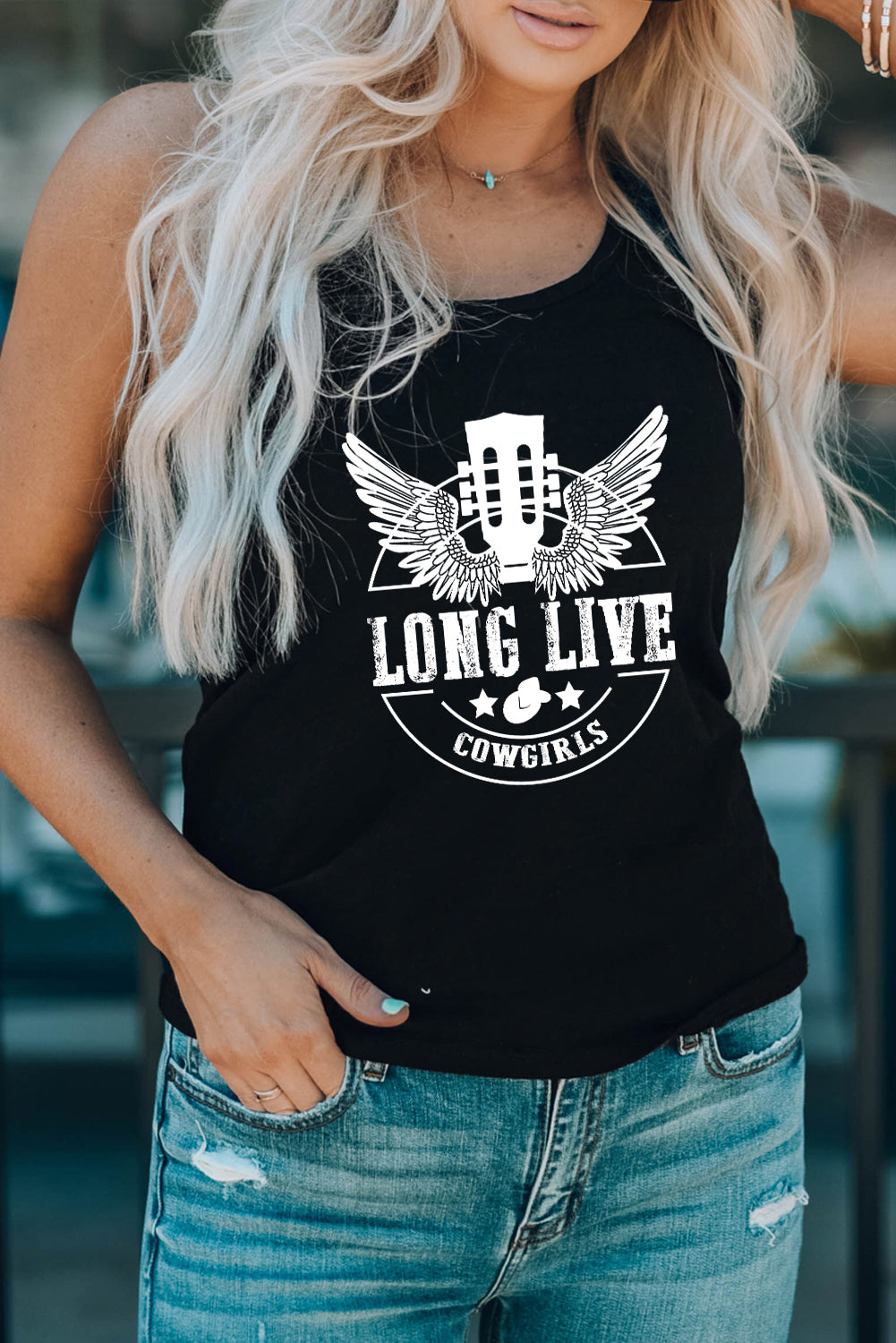 LONG LIVE COWGIRLS Graphic Tank